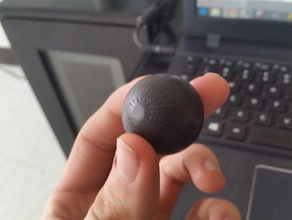material test ball 3d printing tests support 3d print model - Mito3D