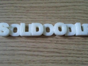 solidoodle-logo Schilder & logos solidoodle 3d print model - Mito3D
