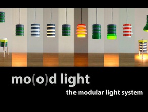 mo o dlight decor lamp light modular usefull 3d print model - Mito3D