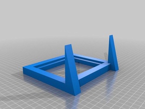 picture frame optional stand decor art customizer openscad photo useful 3d print model - Mito3D