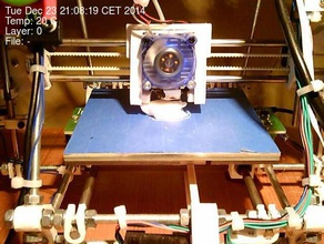 reprappro huxley de conduits ventilation L'imprimante 3d pièces 3d print model - Mito3D
