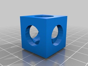 pequeño marbel clave de la cadena bola en cautiverio matemáticas art personalizado 3d print model - Mito3D
