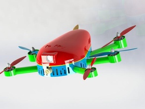 io fpv stampati in 3d hexacopter La stampa 3d print model - Mito3D