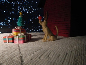 rudog çift alanında tek hayvanlar hayvan Noel ağacı geyik köpek dualstrusion ekstruzyon tatil lab labrador süs yavrusu ren geyiği rudolf santa Baba kar kış vahşi dünya 3d print model - Mito3D