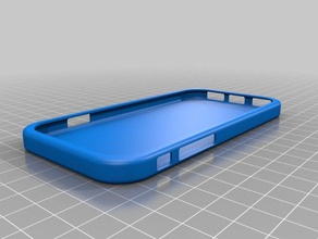 el iphone 6 caso teléfono móvil parachoques filaflex iphone6 3d print model - Mito3D
