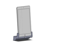 ipad air shelf holder tablet 3d print model - Mito3D