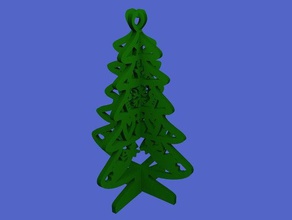 christmas tree 3d xmas 3d print model - Mito3D