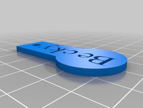 becky do agregado familiar personalizado 3d print model - Mito3D