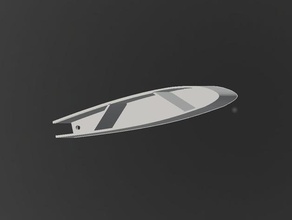 stampabile aereo rc ala i veicoli velivolo profilo alare 3d print model - Mito3D