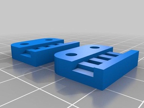 t5 kelepçeler 3d yazıcı ekstruderler taslak 3d print model - Mito3D