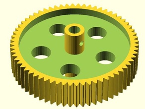 einfach Backen-Getriebe-generator Teile 3d print model - Mito3D