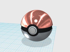 pokeball juegos pokemon 3d print model - Mito3D