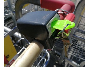 alışveriş sepeti simge tak Danimarka toka Anahtarlık satın al zincir para dkr gadget keyfob anahtar zinciri klipsi koruyucu tasarruf sikke simgesi arabası akıllı token 3d print model - Mito3D