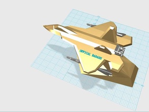 f22 raptor chorro de escritorio la pantalla vehículos geométricas plano southgeometric 3d print model - Mito3D
