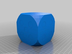6 dice rigged customized 3d print model - Mito3D