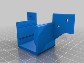 3drag supporto strip led rettangolare su Klavier stampa 3d Drucker Zubehör k8200 led-Streifen 3d print model - Mito3D