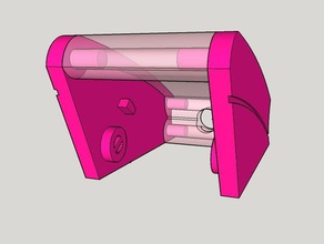liebherr fridge handle redesign replacement parts hinge 3d print model - Mito3D