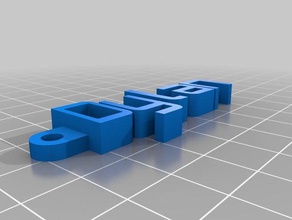 dylan de l'organisation personnalisé 3d print model - Mito3D