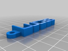 o lucas organização personalizado 3d print model - Mito3D