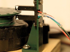 opb917 opto-sensor Klammer in der Robotik Halterung mount openscad opto 3d print model - Mito3D