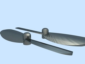 propeller hubsan x4 h107c r c vehicles blade quadcopter 3d print model - Mito3D