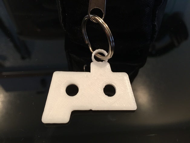 printrbot logotipo keychain sinais e logotipos chaveiro 3D print model - Mito3D