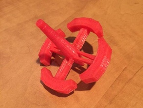 mein zweiter Kreisel Spielzeug & game Zubehör Spaß Spiel spin Spinnen spinning top - 3d print model - Mito3D
