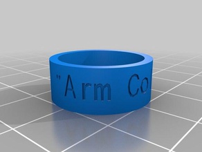 brazo colector los anillos personalizado 3d print model - Mito3D