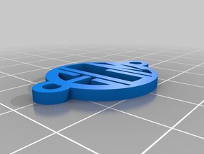 meine kundenspezifische Monogramm-Anhänger mehrere Schleifen Schmuck kundengebundene 3d print model - Mito3D