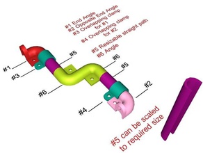 câblage chemin personnalisable le bricolage 3d print model - Mito3D