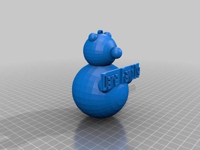 dare bear keychains customized 3d print model - Mito3D
