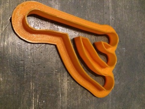 gandalf rune cookie-cutter 3d print model - Mito3D