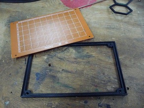 pcb support frame electronics bumper protoboard 3d print model - Mito3D