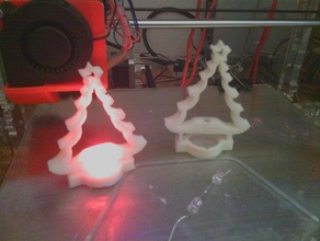 led christmas tree ornament 5mm decor 3d print model - Mito3D