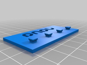 fischertechnik compatible con la placa de identificación juguetes construcción 3d print model - Mito3D