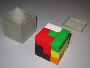 soma cube & box puzzles 3d print model - Mito3D