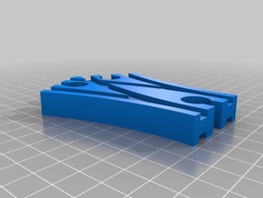 trilho de trem brio compatível construção brinquedos ikea brinquedo 3d print model - Mito3D