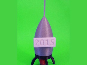 2015 vapeur fusée modulaire jouets & jeux la nouvelle année steampunk 3d print model - Mito3D