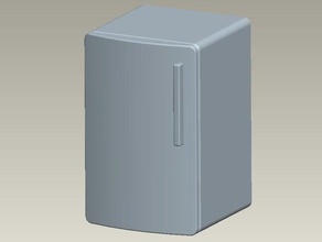 model fridge kitchen & dining refrigerator 3d print model - Mito3D