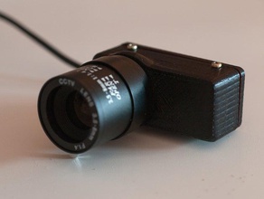 trust elight full hd-webcam objectif mod d'autres l'adaptateur c-mount cs-mount laserscanner nikon télescope 3d print model - Mito3D