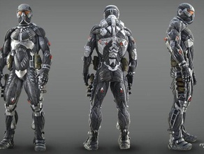 ps3 crysis nanosuit insanlar adam ropot takım elbise araçlar 3d print model - Mito3D