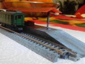 n model demiryolu tren platformu ölçek diy modeli n-platfo n-platform n-ölçek platform 3d print model - Mito3D