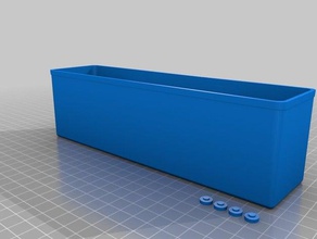 boxx insert v2 5x1 organization customized 3d print model - Mito3D