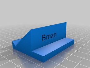 mini card holder office bman miniature 3d print model - Mito3D