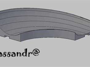 Marmor-Rennen 02parabolic Kurve 12 Spielsets cassandra Spiel Marmor ausgeführt Marmor-track rail Spielzeug 3d print model - Mito3D