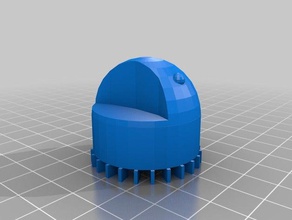 bot n giratorio calentador mutfak ve yemek boton düğme 3d print model - Mito3D