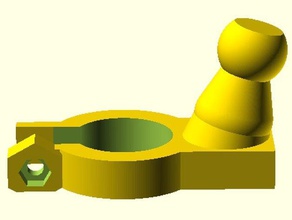 clamp pinion ball socket hobby openscad 3d print model - Mito3D