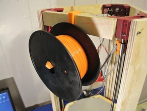 hanging spool holder 3d printer accessories filament openscad 3d print model - Mito3D