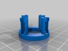 rubber band loom 4er fishtail maker bracelets customized 3d print model - Mito3D