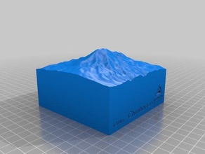 chimborazo 10km sport & outdoors mountain 3d print model - Mito3D